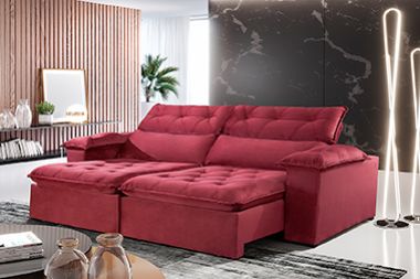 Sofá Retrátil Reclinável Barcelona