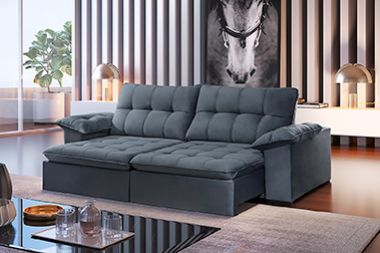 Sofá Retrátil Reclinável Istambul