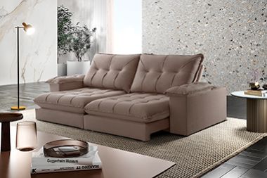 Sofá Retrátil Reclinável Parma