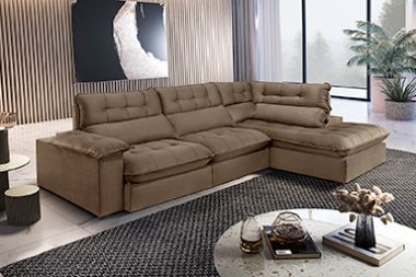 Sofá Retrátil Reclinável Las Vegas