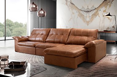 Sofá Retrátil Reclinável Istambul com Chaise